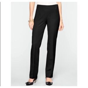Talbots Heritage Womens Pants Size 12 Black Stretch Career Office Workwear
